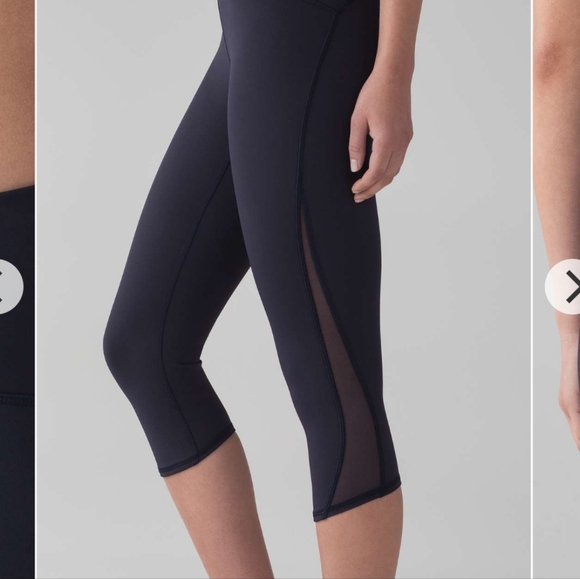 Lululemon Train Times Crop 17" Size 2 Navy - Picture 2 of 13